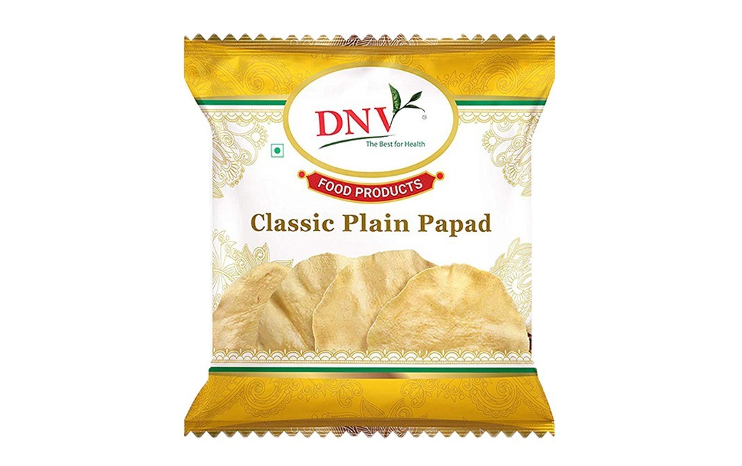 DNV Classic Plain Papad    Pack  200 grams